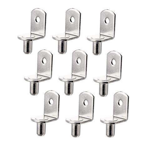 Maexxna 40PCS Shelf Support Pegs L-Shaped Metal Cabinet Shelf Clips ...