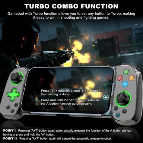ELECTRO WOLF Wireless Controller with Hall Joystick/Turbo/6-Axis Gyro ...