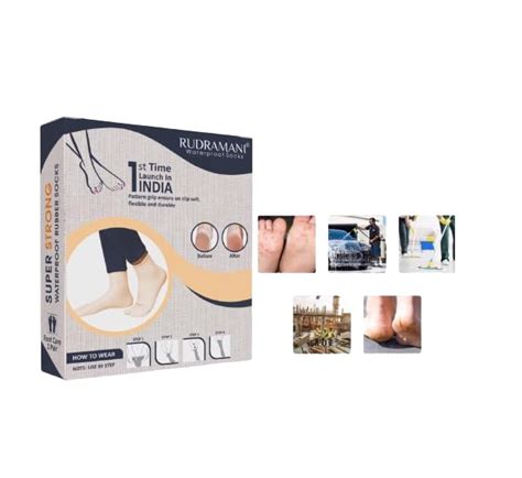 Moisturising Silicon Heel Socks with Anti-Heel Full Length Waterproof ...