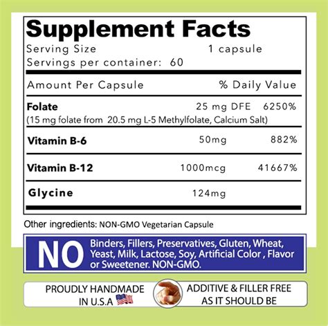 ANDGIVEUSTODAYOURDAILY Our Daily Vites L-Methylfolate B Complex ...