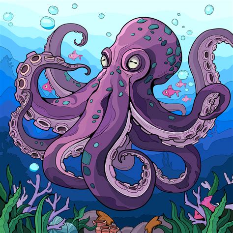 Image result for Colorful Octopus