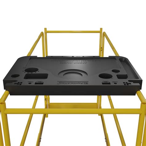 ScaffoldMart Tool Shelf Plastic 0.2-ft H x 35-lb Capacity Baker ...