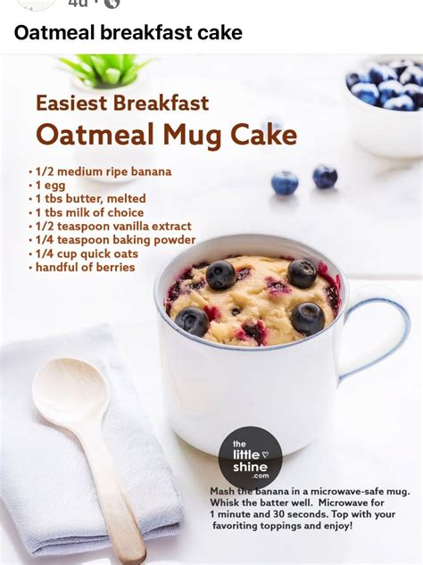 Pin by Sheila Gattis on Breakfasts | Mug recipes, Recipes, Microwave ...
