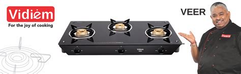 Buy Vidiem Veer 3 Burner Glass Top Gas Stove Online at Vidiem Store ...