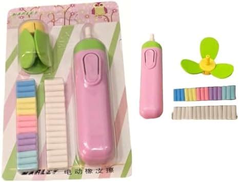 AMB Super Pink Electric Eraser with 30 Refill Electronic Rubber for ...