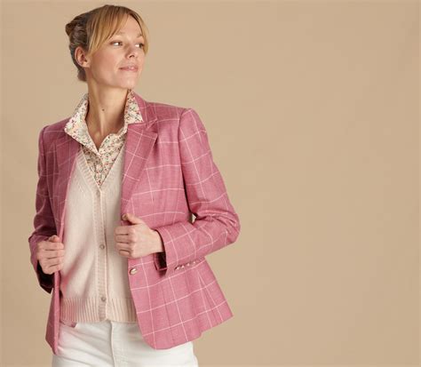 Ladies Natural Linen Jackets | Linen Blazers | Cordings