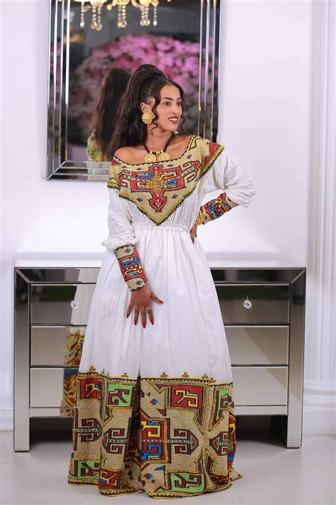LIDYANA #HABESHA CLOTHES | Ethiopian traditional dress, Ethiopian ...