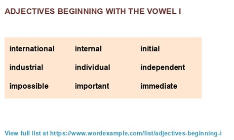 Adjectives beginning with the vowel i (1,000 results)