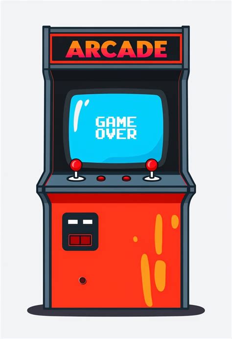 Retro Arcade Game Machine 的图像结果