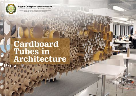 Cardboard Tubes in Architecture