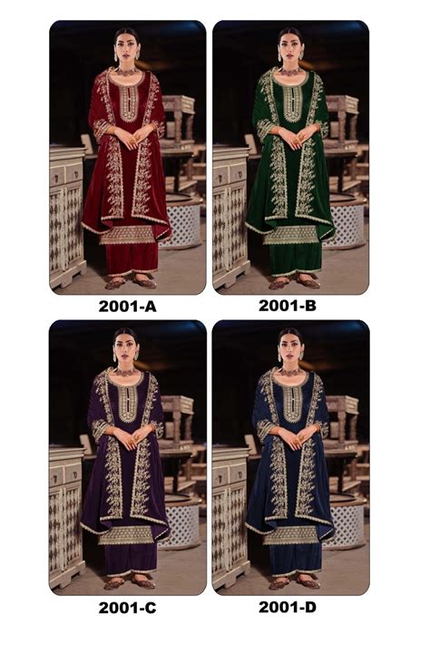 Fancy Velvet 2001 Designer Salwar Suit Collection