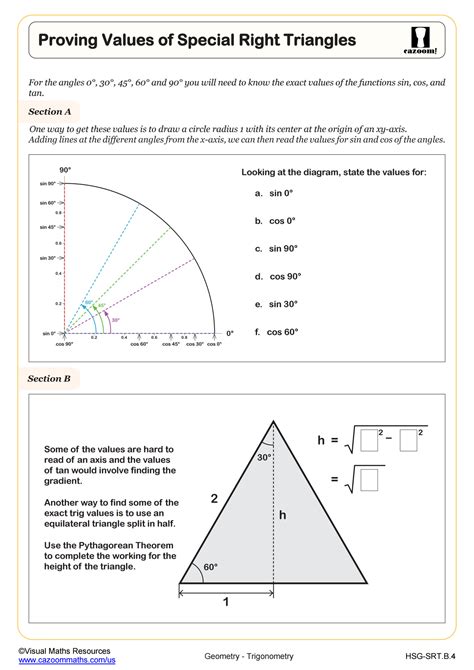 Image result for Geometry Special Right Triangles