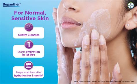 Bepanthen SensiControl Daily Gentle Hydrating Face Wash Cleanser ...