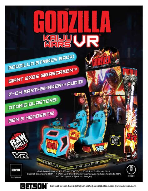 Godzilla Kaiju Wars VR - Unattended VR Motion Attraction