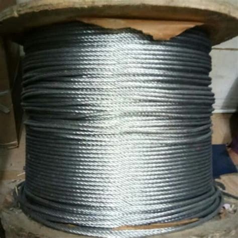 Jual kawat seling 6mm/wire seling m6/wire rope 6mm galvanis/kabel ...
