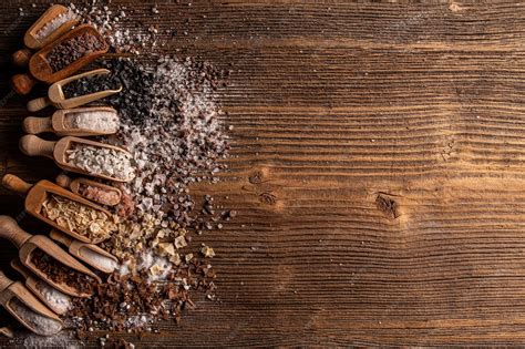 Premium Photo | Assorted gourmet salts