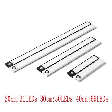 Under Cabinet Lighting, LED Motion Sensor Night Lights, USB ...
