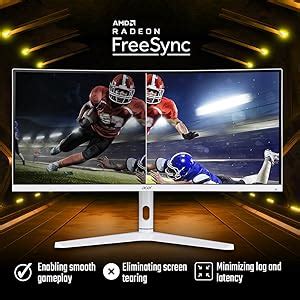 Acer XZ306CX 29.5 Inch (74.93 Cm) Ultrawide 21:9 1500R Curve 2560 X ...