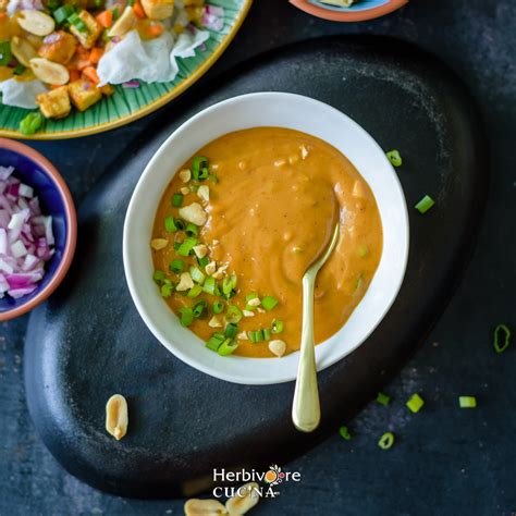 Asian Peanut Sauce - Herbivore Cucina