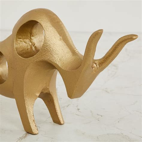 Buy Fiesta Gold Metal Bull Figurine from Home Centre at just INR 1199.0
