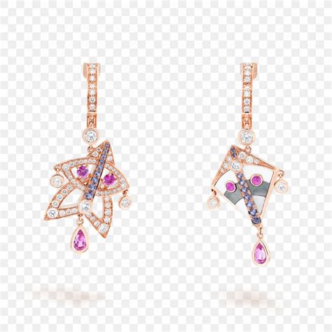 Earring Van Cleef & Arpels Jewellery Amethyst, PNG, 3000x3000px ...