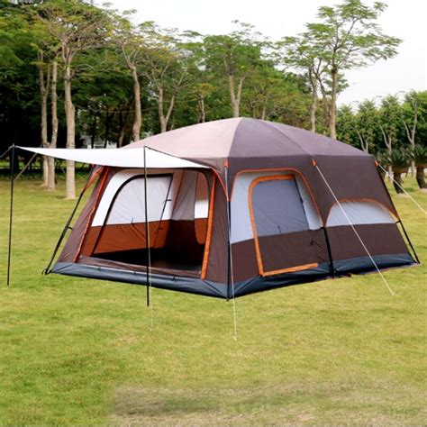 Nasmodo Polyester 3-12 Person Camping Tent For Adults Waterproof ...
