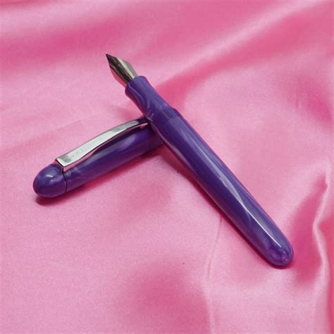 Kanwrite Desire marble Purple Body and Cap Eyedropper Model Fountain ...