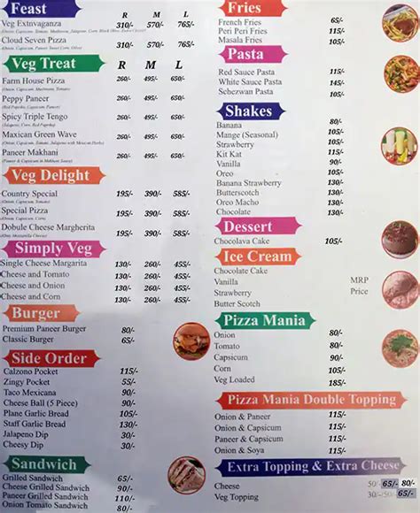 Menu at Butter john pizza, Haridwar