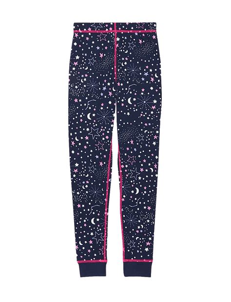 Buy Thermal Cotton Blend Star Leggings at Marks & Spencer