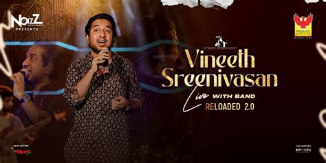 Vineeth Sreenivasan Reloaded 2.0 Tour, Pheonix Market City, Whitefield ...