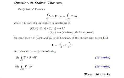 Image result for Stokes Theorem Worked Word Problem