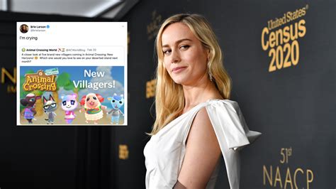 We Are All Brie Larson, Who Cannot Stop Talking About 'Animal Crossing ...