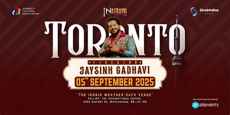 Navrang Navratri Festival 2025 with Jaysinh Gadhavi - Mississauga ...