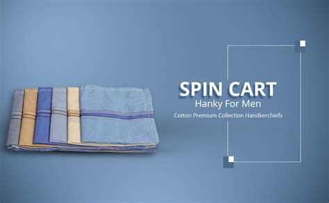 SPIN CART Cotton Premium Collection Handkerchiefs Hanky For Men - Pack ...