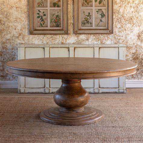 Rustic Dining Table Round