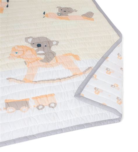 Pink Koala Baby Quilt - Organic Cotton | The White Cradle
