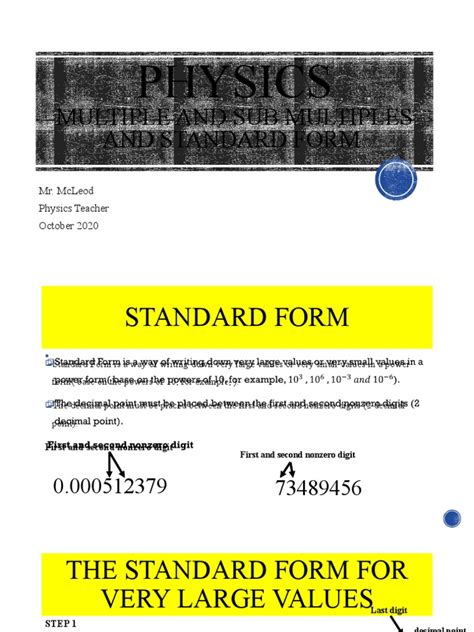 Image result for Standard Form Student Notes