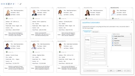 Image result for DevExpress WinForms GridView Card