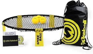 Spikeball 3 Balls, Drawstring Bag And Rules Combo Meal (Multicolour ...