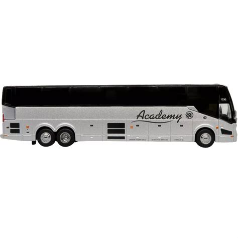 Iconic Replicas Prevost H3-45 Coach Bus Academy Bus Lines Silver India ...