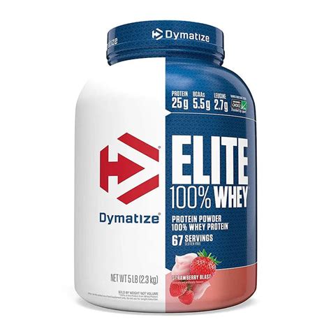 Dymatize Nutrition Elite 100% Whey Protein Powder | Muscle Gain (Rich ...