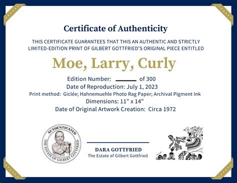 Moe, Larry, Curly - Gilbert Gottfried Artwork