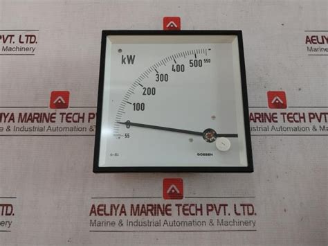Gossen 1620P Analog Panel Meter Kw Kilowatt Glf550,00Gmk13Ls009Mg001 ...