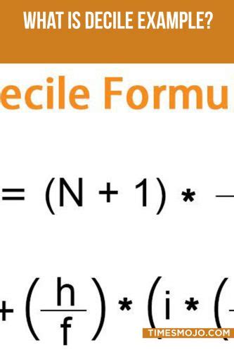 Image result for Decile Business Table Example