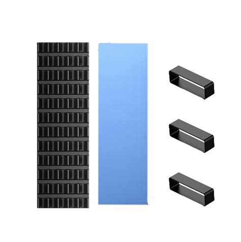Etzin Aluminum Heat Sinks for M.2 SSD Heatsink Cooling Radiator, PCIE M ...