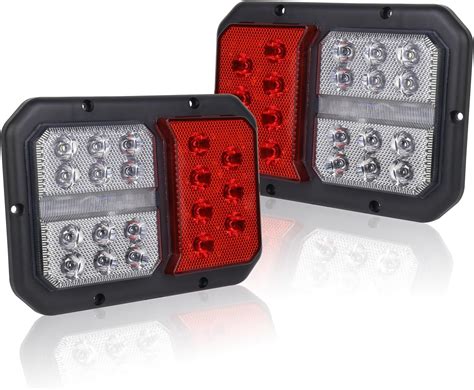 Amazon.com: POVTOR RV Tail Lights, 66 LEDs Double Led Trailer Tail ...