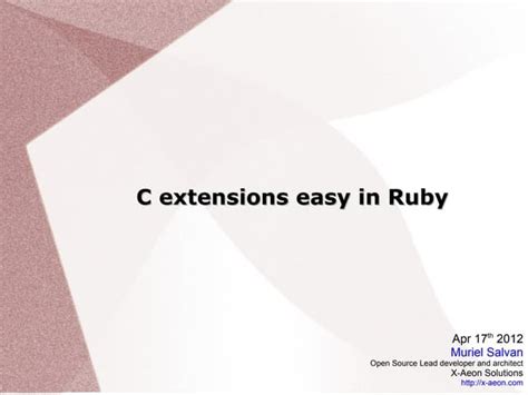 Image result for Install Gems with C Extensions for Ruby