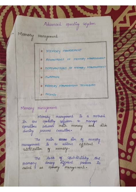 Memory Management Techniques: Advantages & Disadvantages (OS 101) - Studocu