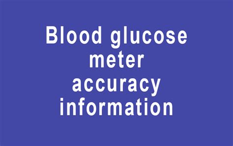 Image result for Glucometer Accuracy Test