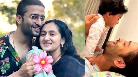Shaheer Sheikh reveals daughter Anaya’s face for the FIRST time. Watch ...